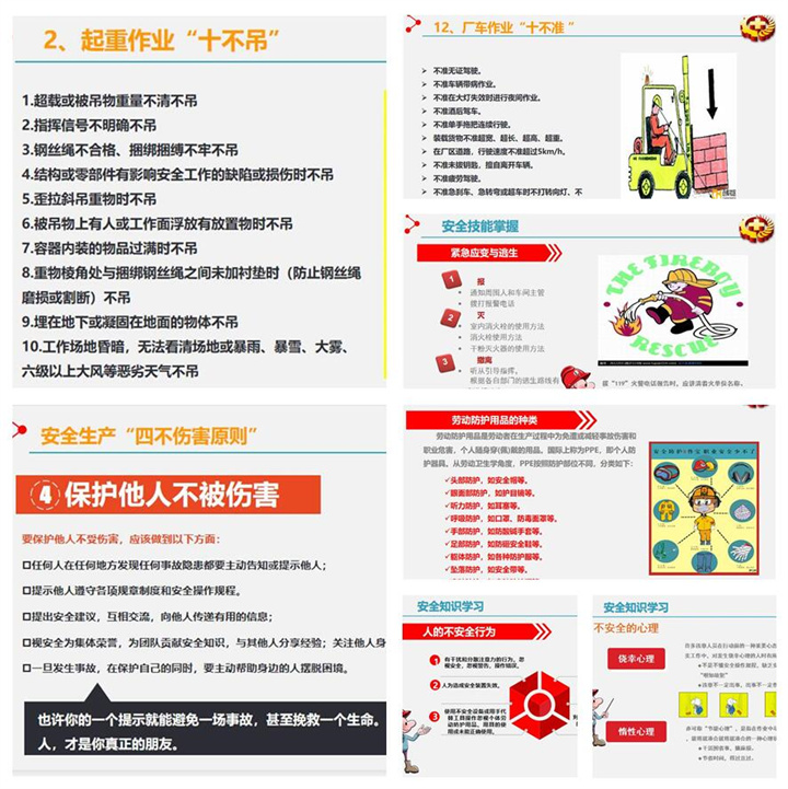生產(chǎn)部部長趙廣寧給生產(chǎn)部所有員工培訓(xùn)了什么是安全生產(chǎn)、勞動防護用品的種類以及使用規(guī)范、起重作業(yè)注意事項、應(yīng)急、環(huán)保法律法規(guī)、管理制度等內(nèi)容。.jpg